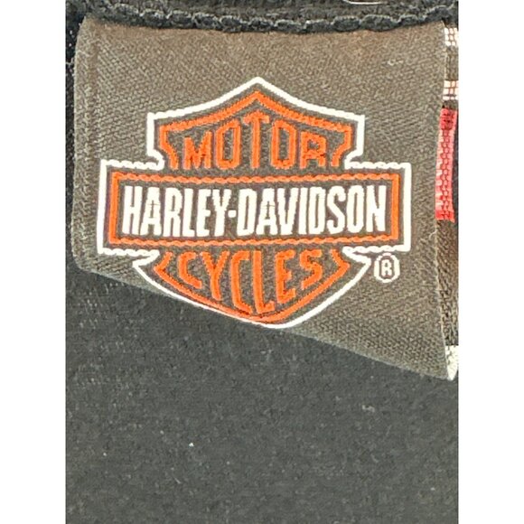 Harley-Davidson Womens "Born To Ride" V-Neck Tee Orlando Florida Black L 100% Co - Picture 2 of 6